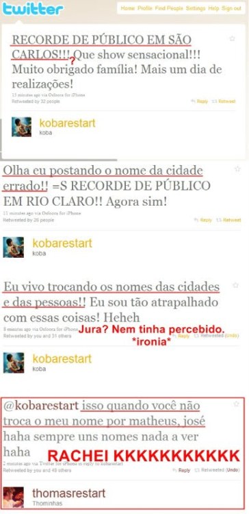 stupidsgirls:   KKKKKKKKKKKK Meus ídolos são uma comédia viu.   Meus comediantes (L 