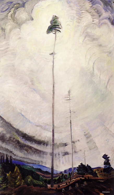 post-impressionism:Scorned as Timber, Beloved of the Sky 1935Emily Carr