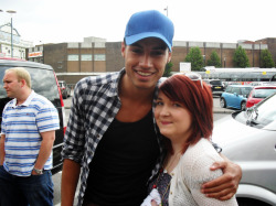 Me &amp; Siva. Definitely one of my favourite pictures with Siva. I love this one &lt;3Doncaster Train Station. 14th May 2011.