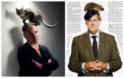 The only two people who still look amazing with an animal on their head. I am finding it hard to handle these two photos side by side.  That&rsquo;s all. 