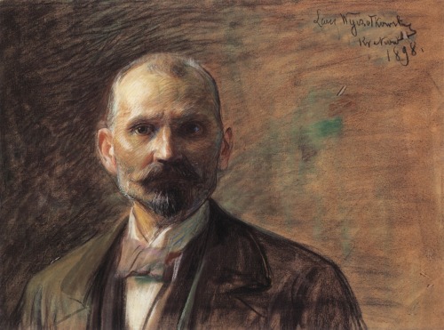 retiretotheparlour:  Leon Wyczółkowski - self portrait 1898. 