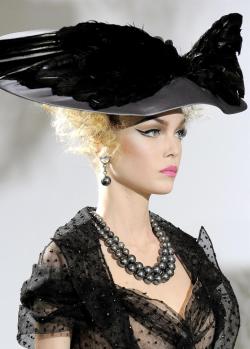 Siri Tollerod at Christian Dior Haute Couture Fall 2009