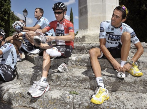 fuckyeahcycling: Tour de France 2011 | Rest Day Saxo Bank-SunGard (via Sportwereld - FOTOSPECIA