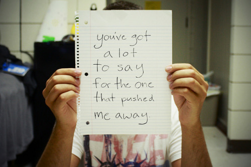 My thoughts eat me alive