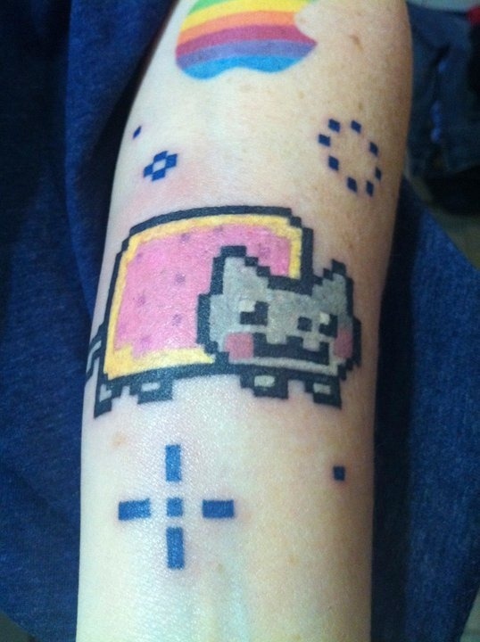 carlovely:
“ nyan cat tattoo
”