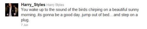 Harry seems to be the clumsiest boy ever...