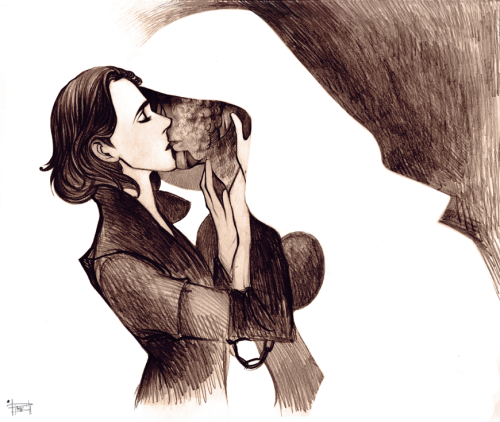 phobs-heh:weird Dr.Doom/Loki sketch - yeap, I like this pairing for some reason, don’t judge me