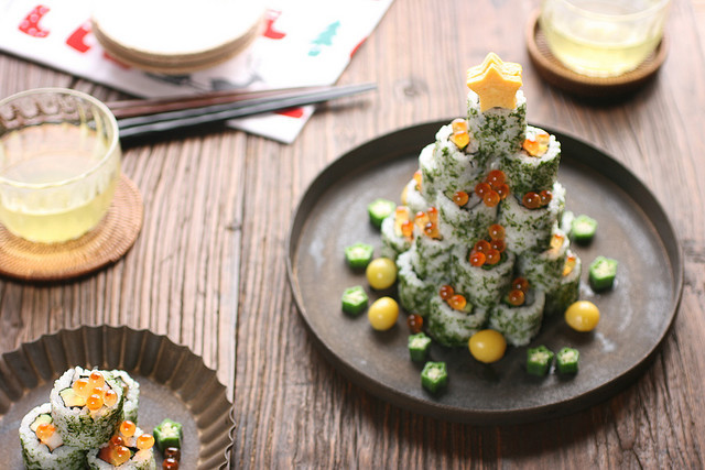 1000chefs:  Sushi Tree by bananagranola (busy) on Flickr. 