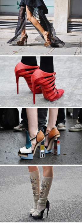 bijouxconsignment:Shoe Lover Part 2: Some of Our Favorite Fashion Week Shoes VIA Jak+Jil/NobodyKnows