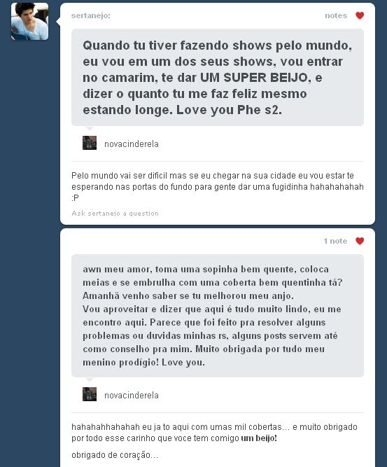 O mundo precisa de mais pessoas como você Phe. Cara obrigada por ser quem você