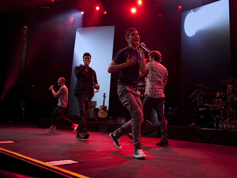 The Wanted[minus Nathan] at iTunes Festival 2011.