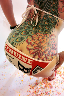 geiles tattoo und netter slip