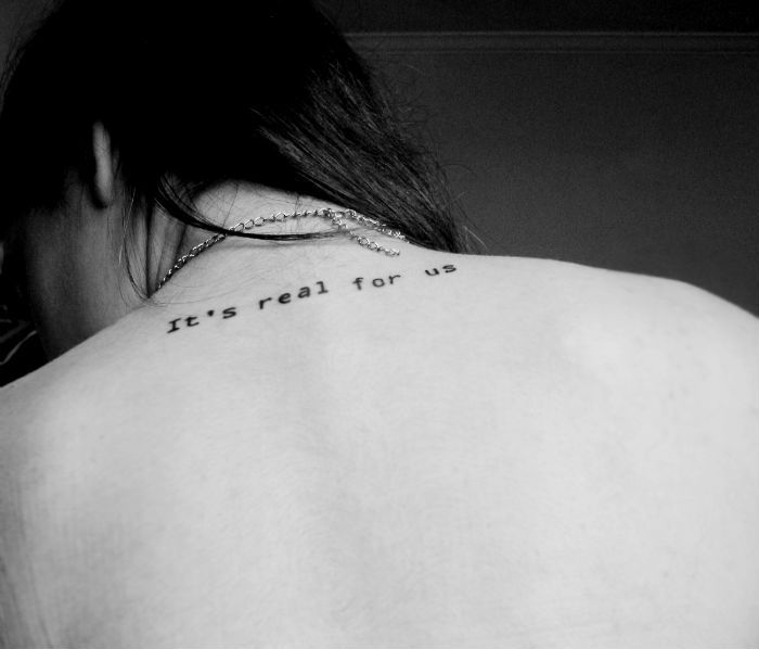 fuckyeahtattoos:  *“It’s real for us,” said Snape. “Not for her. But we’ll