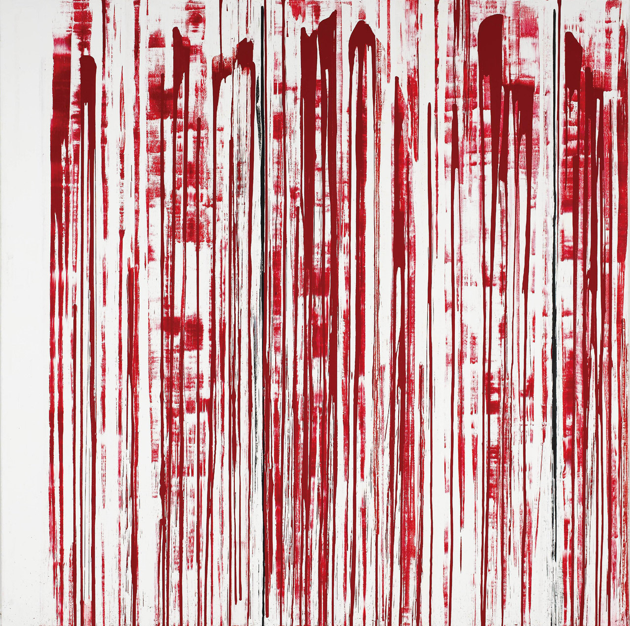 Untitled No.4 oil on canvas by Jacqueline Humphries, 1995