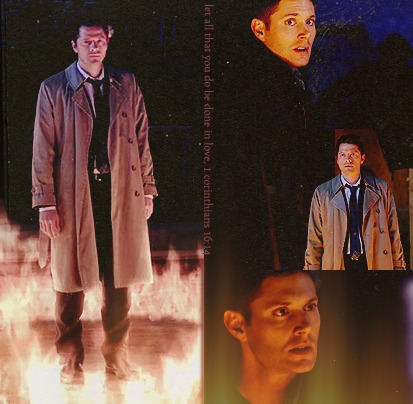thenameislegion:Let all that you do be done in love.      1 Corinthians 16:14#Because Cas does what 