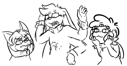 [5:02:23 PM] Taxiderby ( ´－`)ノ: draw taxi and fiz and sheps being weird do it