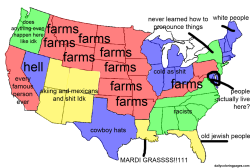 corndogconspiracy:  Apparently I live in the “people actually live here?” section.  I am a racist!