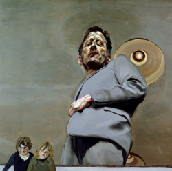 Iheartmyart:  Rip Lucian Freud Lucian Freud, Reflection With Two Children (Self