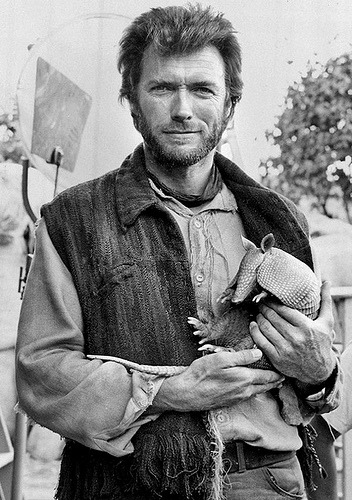 ilikelookingatnakedmen:mikestand:1964 … Clint with fully loaded Armadillo! A present for queerspecul