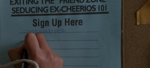 astano:In which Rachel and Santana sign up for a summer class.