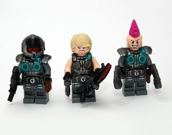 Custom LEGO creator Jasbrick made up a Gears of War 3 crew and built them into an unstoppable LEGO force!
Related Rampage: Shadowrun Elven Street Samurai
New Gears of War 3 by Jasbrick (Flickr) (Twitter)