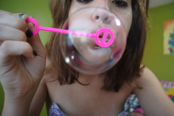 i blow. bubbles