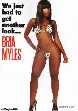 brickhouse101:  Bria Myles…itty bitty waist with a big ole ass….