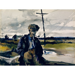 Jim Smalley, Fisherman by Andrew Wyeth-1937