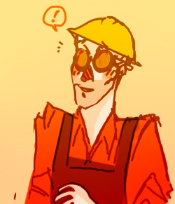 Snierp:  Quick Engie Sketch While I Wait For My Family To Wake Up So We Can Leave