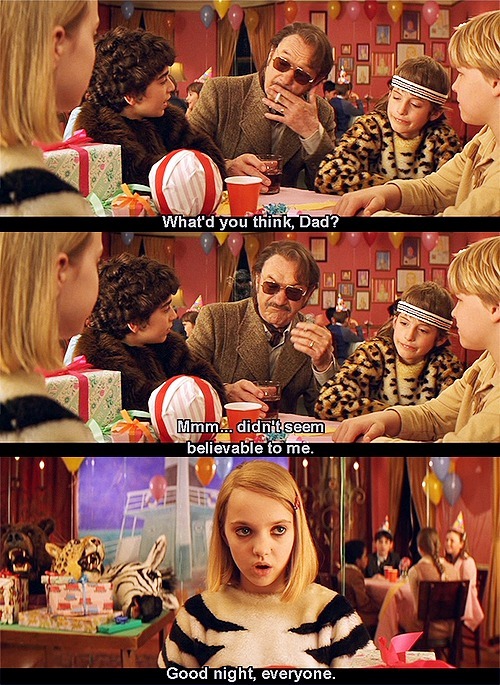 The Royal Tenenbaums, 2001.