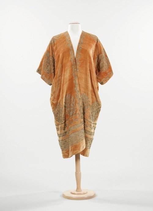 Peach coat via The Costume Institute of the Metropolitan Museum of Art