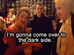 thebeautyofsolitude:   Tom: Now, I will bow my hand and Hermione will take it.. Emma: