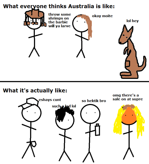 x3livelovelaugh:  I don’t know why I laughed so hard…  I’m more like the original stereotype to be honest