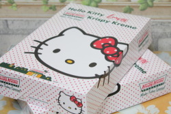 hello-kitty:  Hello Kitty Krispy Kreme Boxes