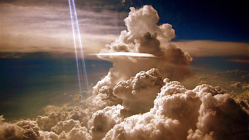 3quinox:  Storm Cloud Basking in Sun (by drhundertwasser) 