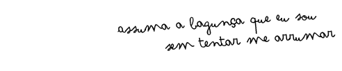 Meu eu instável...