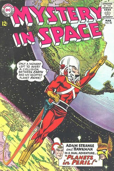 shlabam:
“ Mystery in Space #90 by Carmine Infantino
”
What’s Adam Strange up to these days? Seems like I haven’t seen him in comics in a while.
Also bomb-ass cover, which goes without saying.