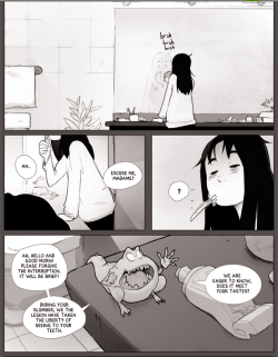 Mechanical-Leo:  Dreaminglestrade:  Teef By Endling  This Is My Favorite Comic Ever.