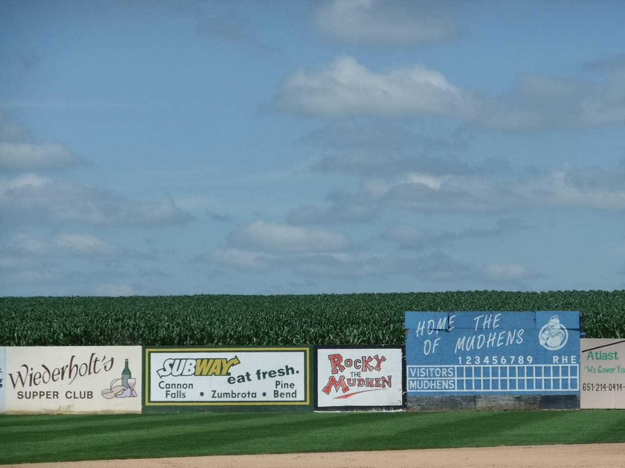 mightyflynn:
“ Jack Ruhr Field
Miesville, Minnesota
(photo by mightyflynn)
”
What a perfect day for a baseball game (a 10 run rule shortened baseball game, but a game none the less).