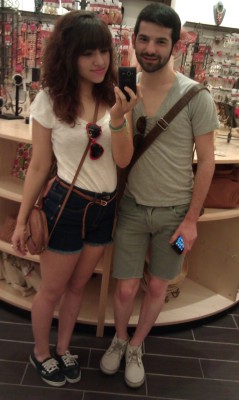 out with shane the other day (: