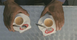 fuckyeahjimjarmusch:   Two espressos in separate cups. 