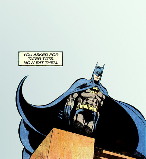 burbanked:
“ Disappointed Dad Batman at dinner time.
”