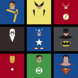 herochan:  Superhero Shirt Designs - by Chris