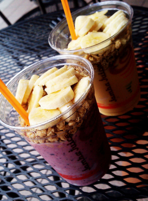 brazilwonders:  Açai com banana.