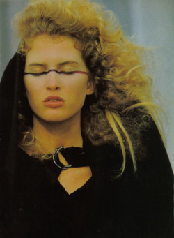 maliciousglamour:The Contrast: the polished style/the freer spiritVogue US, July 1983  Photographer: Hans Feurer 