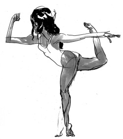 Dancer drawings… drew these while