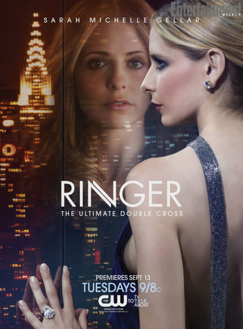 popculturebrain:TV Key Art: Sarah Michelle Gellar’s sexy new ‘Ringer’ ad | EW.com James Hibberd at E