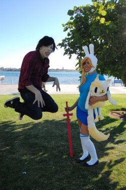 adventuretimefan:  Myself as Fionna and Sterling