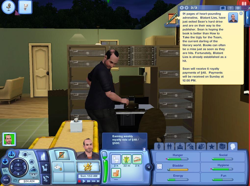 some of my sims book titles &ldquo;blatant lies&rdquo; is only one i didnt