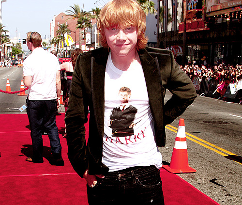 His shirt tho.